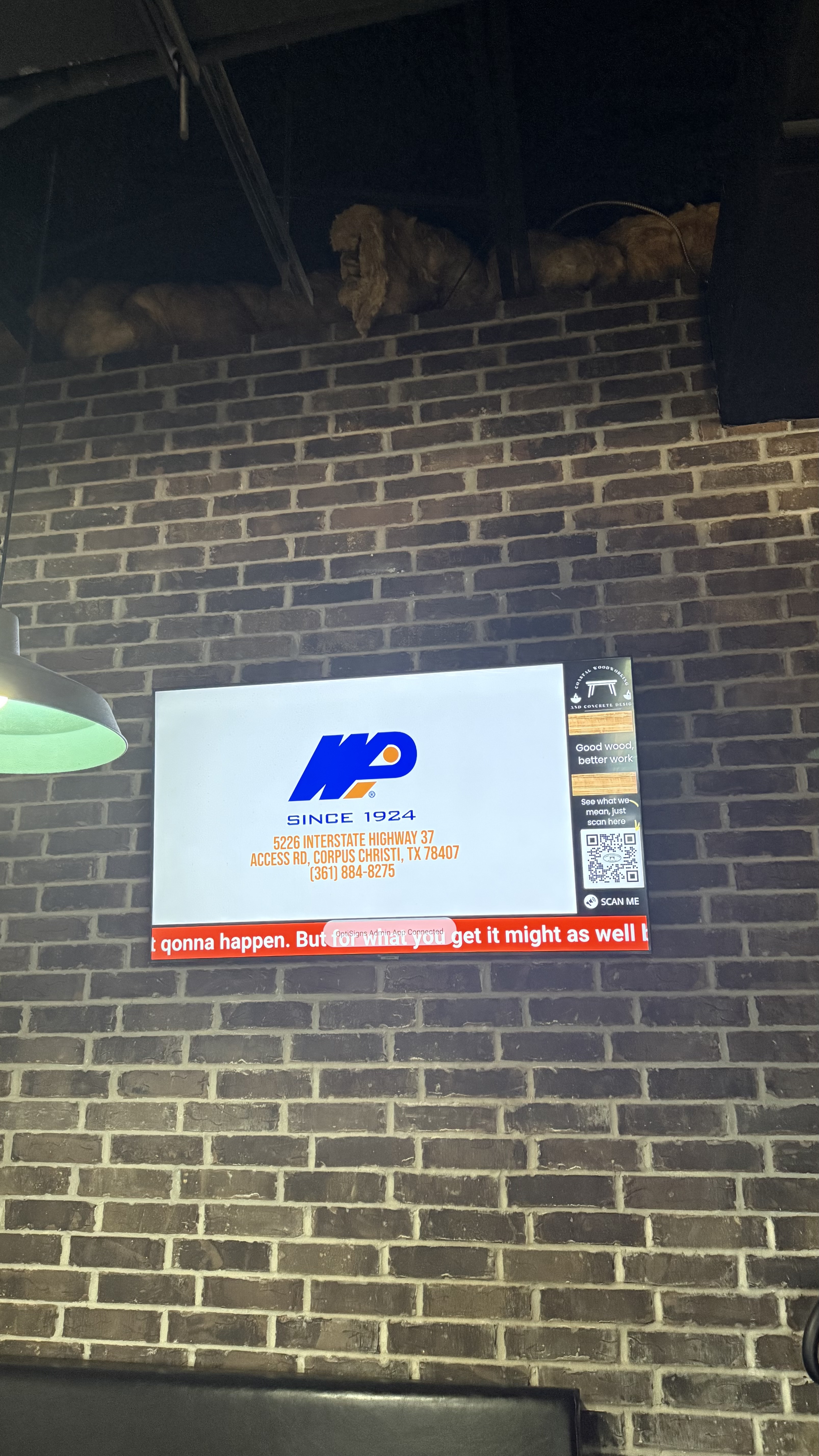 Adventure Media screen inside Captain Paul’s